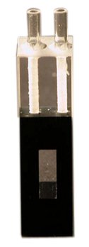 QUARTZ, SQUARE, 10X4X12 MM, 0.48 ML, UV-VIS , EACH