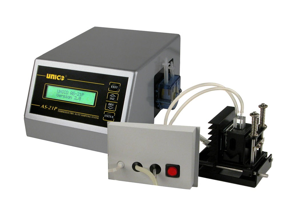 PELTIER/SIPPER PACKAGE FOR FLOW THROUGH AND CONTINIOUS TEMPERATURE CONTROL FROM 15º TO 40°C INCLUDES P/N S-2800-109A PELTIER/SIPPER CELL HOLDER WITH PANEL AND P/N SQ2800-109B PELTIER/FLOW-THRU CONTROLLER(REQUIRES FLOWCELL AND TUBING)
