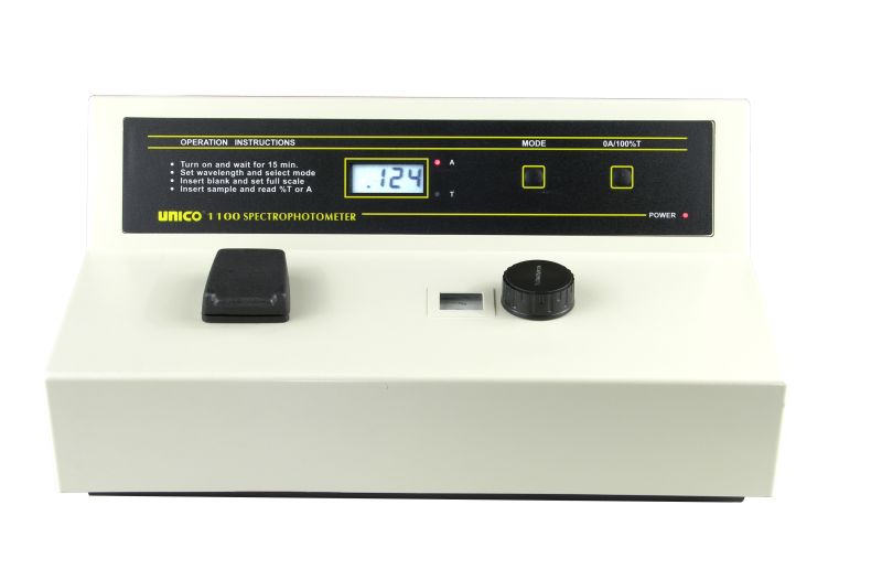 Unico Spectrophotometer Reliable Single Beam Laboratory Instrument