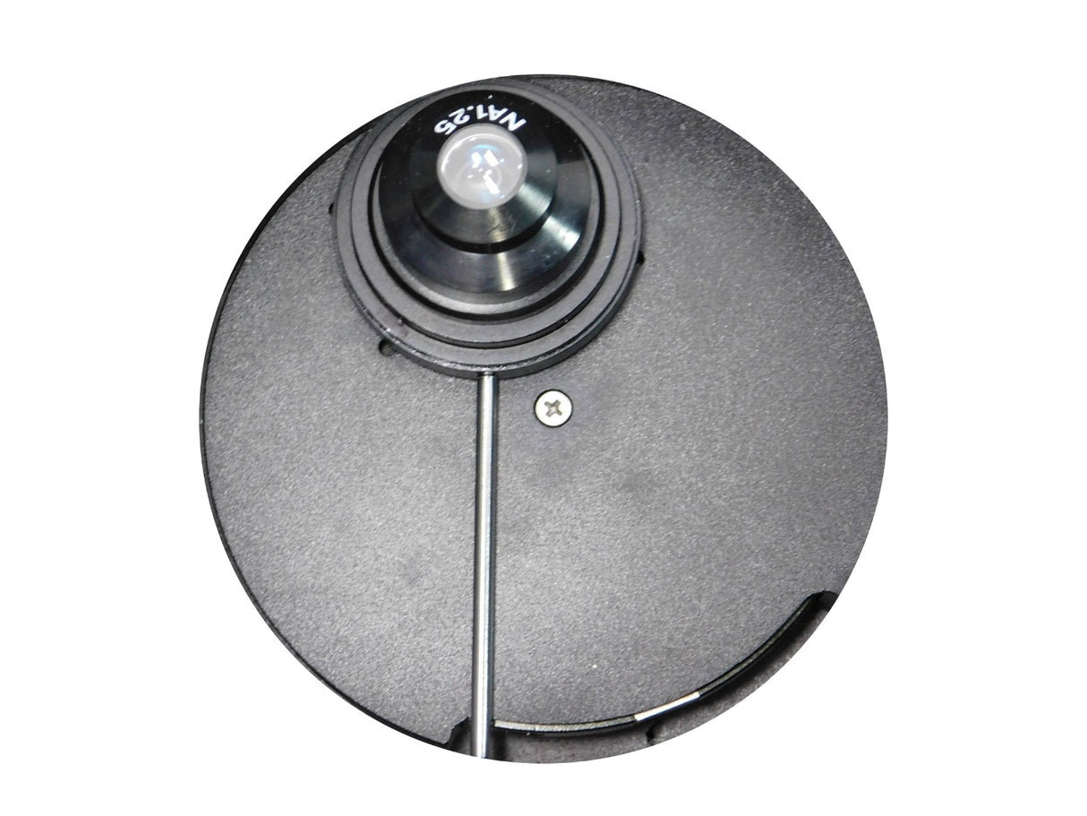 ABBE CONDENSER, N.A. 1.25, W/ IRIS DIAPHRAGM, SWING-OUT FILTER HOLDER FOR G300 SERIES