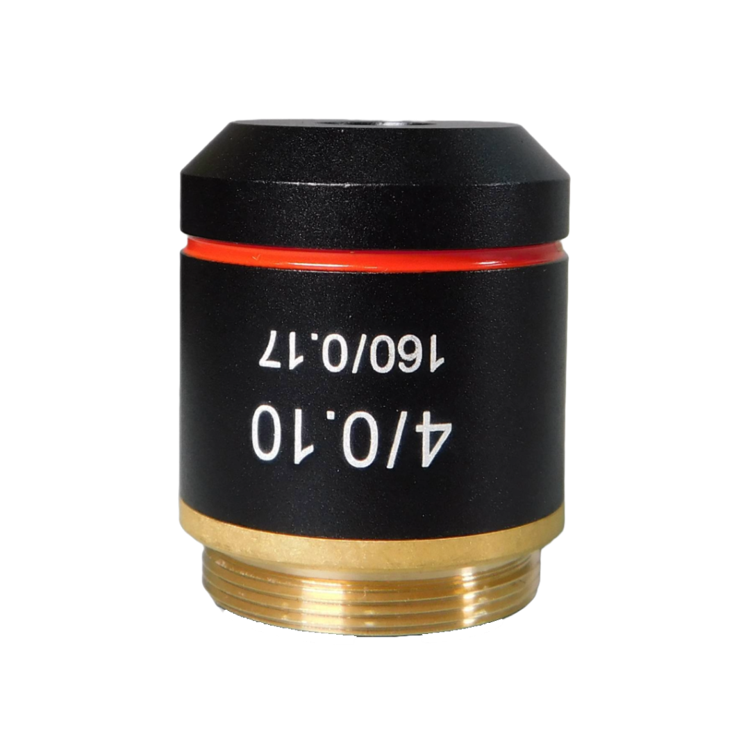 4X ACHROMATIC OBJECTIVE, NA0.10