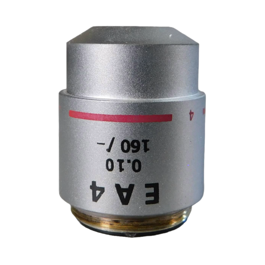 4X DIN ACHROMAT OBJECTIVE, N.A. 0.10