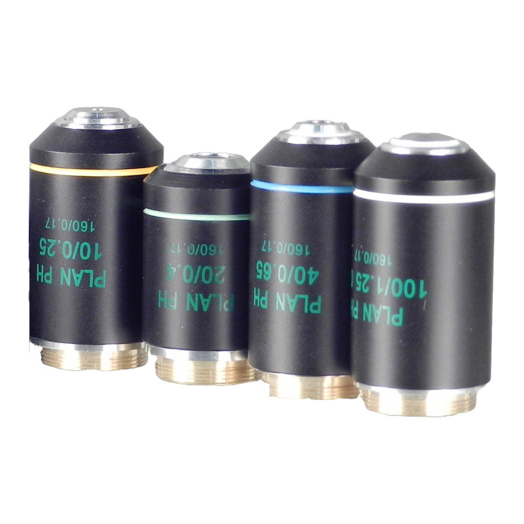 40X PLAN PHASE DIN OBJECTIVE, NA: 0.65