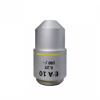 10X DIN ACHROMAT OBJECTIVE, N.A. 0.25