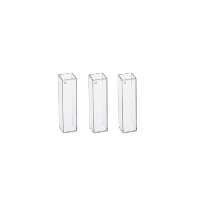 GLASS, SQUARE, 10MM PATHLENGTH, 3.5ML CAPACITY, VISIBLE ONLY, PACK OF 2