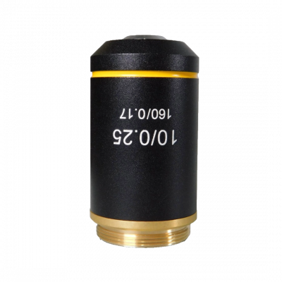10X DIN ACHROMAT OBJECTIVE, N.A. 0.25 FOR G380 SERIES