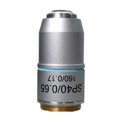 40X DIN SEMI-PLAN OBJECTIVE, N.A. 0.65, RETRACTABLE FRONT LENS FOR G380 SERIES