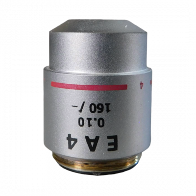 4X DIN ACHROMAT OBJECTIVE, N.A. 0.10